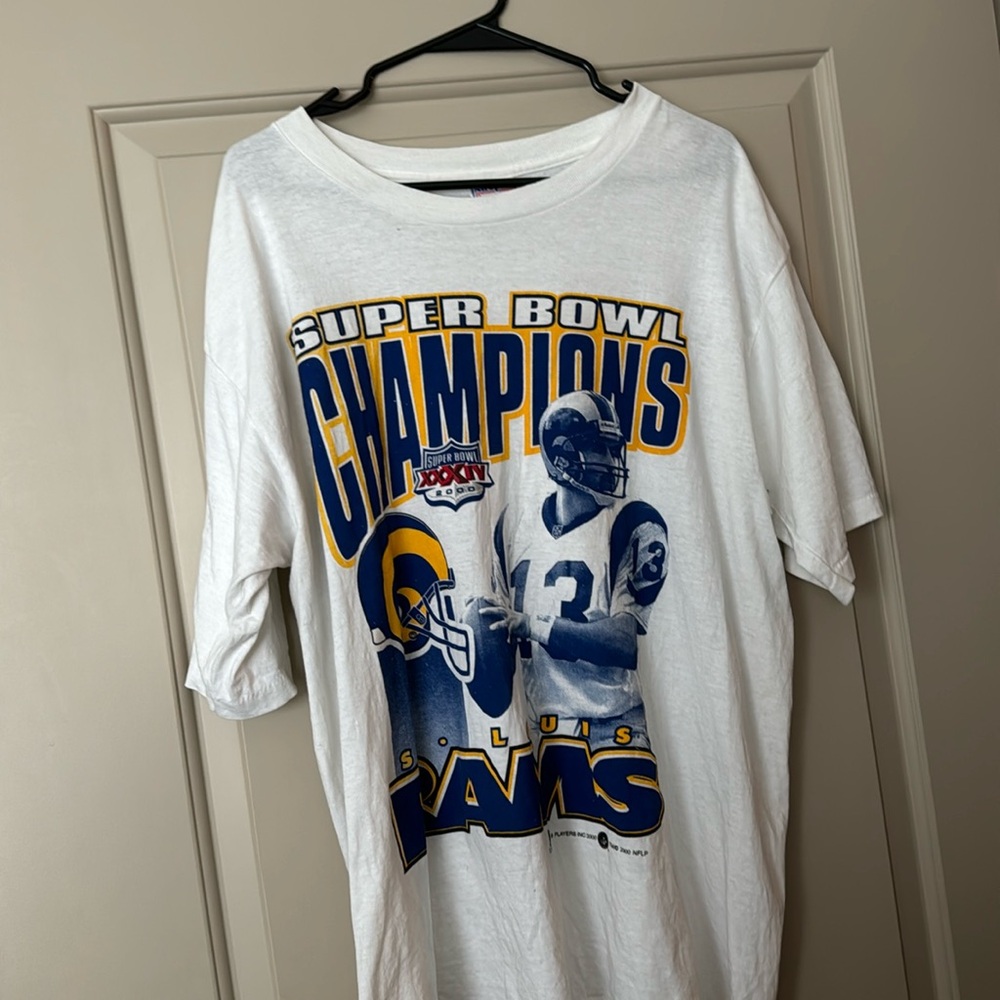 Kurt Warner Vintage Rams NFL Sz L